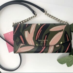 Authentic Kate Spade Pink and Green Crossbody Bag